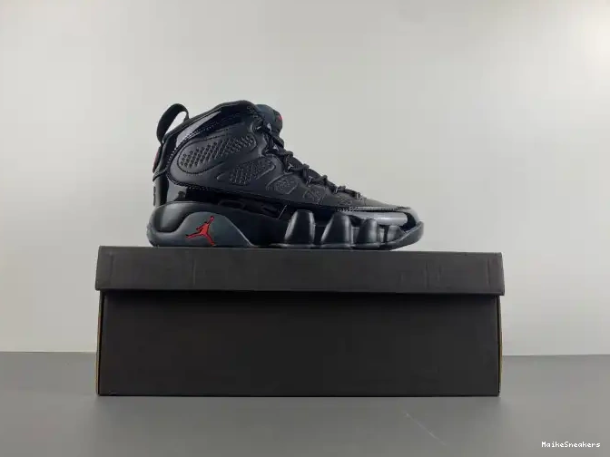 MaikeSneakers Bred 9 302370-014 Retro Patent Air Jordan 0606